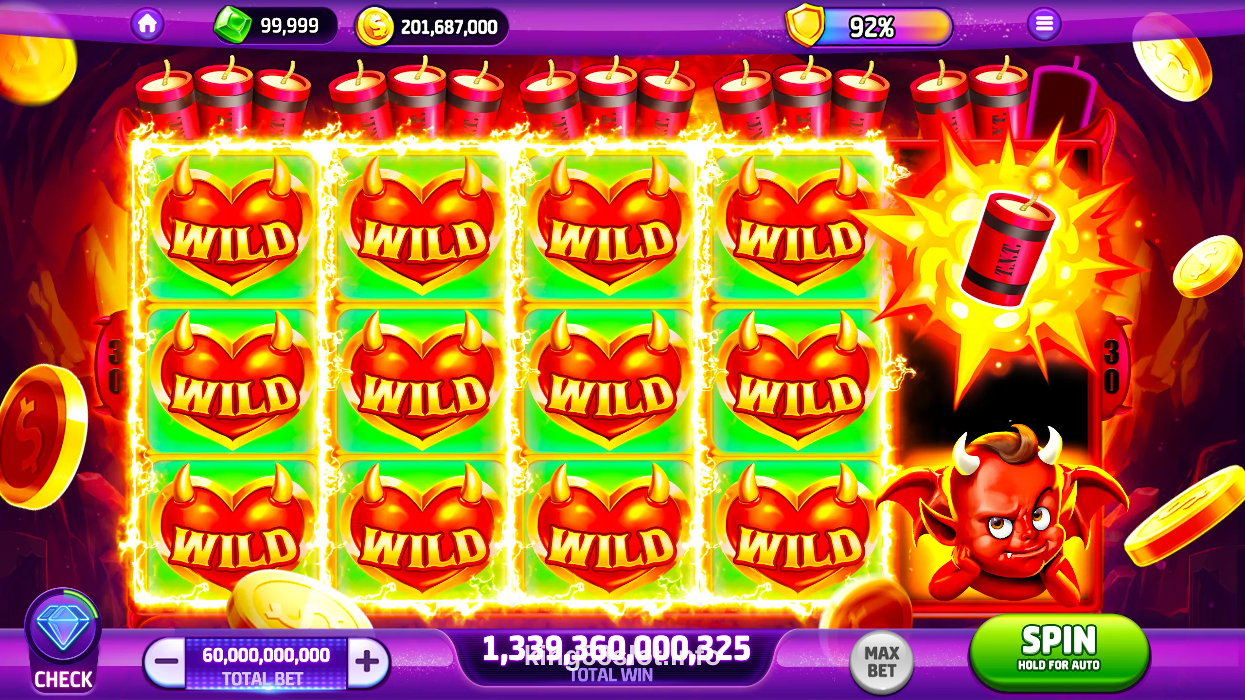 Trò chơi King88 Slot với thiết kế sang trọng